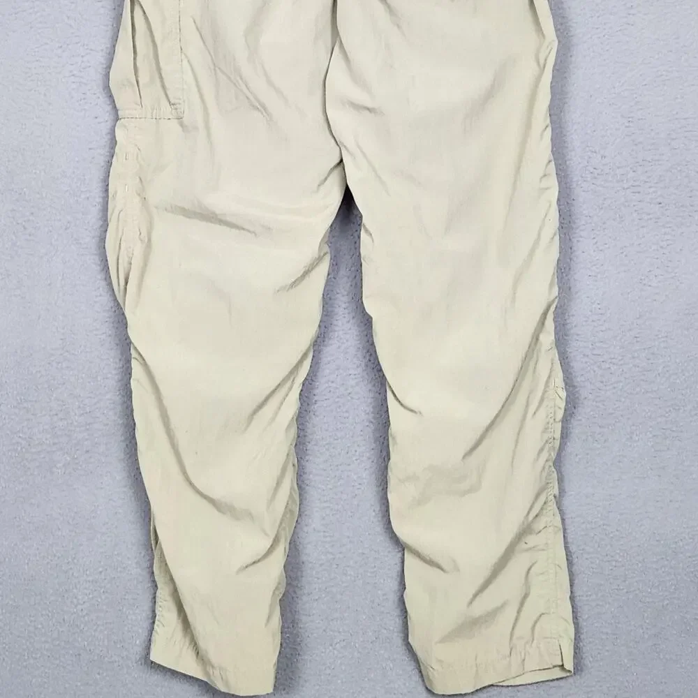The North Face Pants Mens 32x30 Beige Cordura Nylon Hiking Cargo Stow Belted